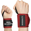 18" OG-Grade Wrist Wraps for Weightlifting – Heavy Duty Wrist Support with Thumb Loop & Lockdown Strap – Wrist Straps for Powerlifting, Bench Press & Gym Training - style: Viva Her