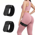 2 Pcs Occlusion Bands BFR Bundle for Women Adjustable Best Fabric Blood Flow Restriction Booty Bands for Glutes, Hip Building, Squat, Thigh & Legs