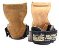 Lifting Grips PRO Weight Gloves Heavy Duty Barbell Gymnastics Straps Alternative to Power Hooks Deadlifts Adjustable Neoprene Padded Wrist Wrap - color: Brown Rubber, size: Large 7.50"-8.50" Wrist Size