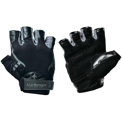 Harbinger Pro Non-Wristwrap Weightlifting Gloves