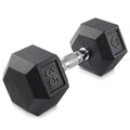 Philosophy Gym Rubber Coated Hex Dumbbell Hand Weights - style: 35 lb - Single