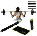 | Squat Wrap (Short) | Thin Bar Pad Wrap. Hugs-the-Bar. Secures to Standard & Olympic Barbells. Great for Squats, Lunges, & Leg Day. - color: Lime Green