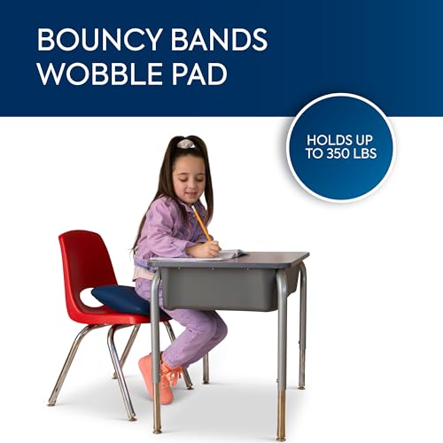 Bouncyband Wobble Pad Smooth Sensory Cushion – Balance Pad Lets Kids Wiggle to Expel Energy – Ideal for Kids who Prefer Tactile Input of Smooth Surfaces – 11.8” x 11.8” Sensory Tool Holds Up To 350lbs