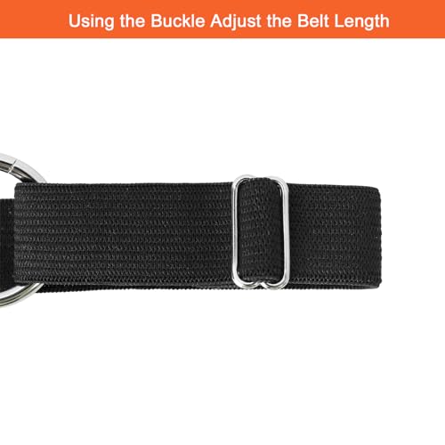 Adjustable O-ring Leg Garter, Elastic Thigh Garters Belt for Women, 1 Pair - color: Orange