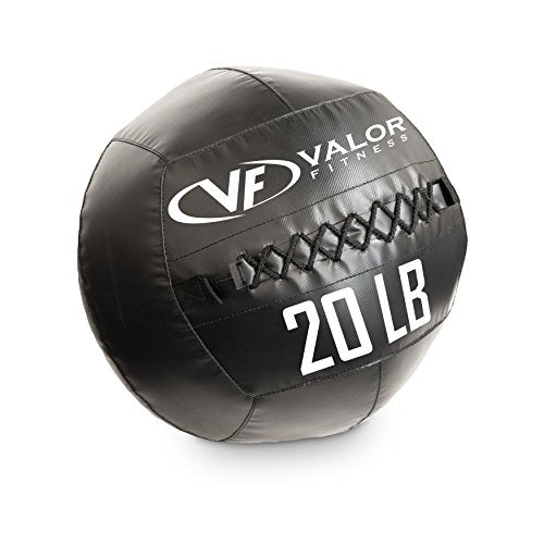 Valor Fitness Wall Ball Pros - Medicine Balls - Strength & Conditioning - Cross Training Core Workout Exercise Equipment - Weight Options Available -WBP - color: WBP-20 20lb Wall Ball Pro