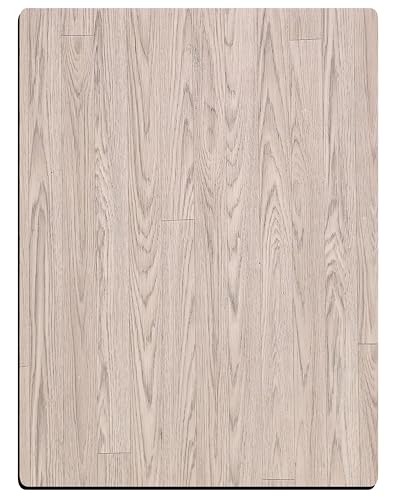 Rhino Mat Wood Grain Fitness Equipment Mat Made in USA | 0.095” Thick PVC Floor Protector for Treadmill, Bike, Rowing & Elliptical - Waterproof, DINP-Free, Made in USA - color: Driftwood, size: 36"x68"