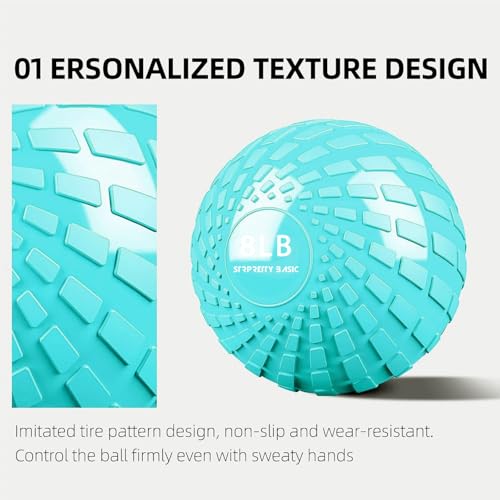 Medicine Ball 8, 10 lbs Slam Ball Weighted Balls for Exercise Strength and Crossfit Workout - color: Dynamic Green, size: 8 LB