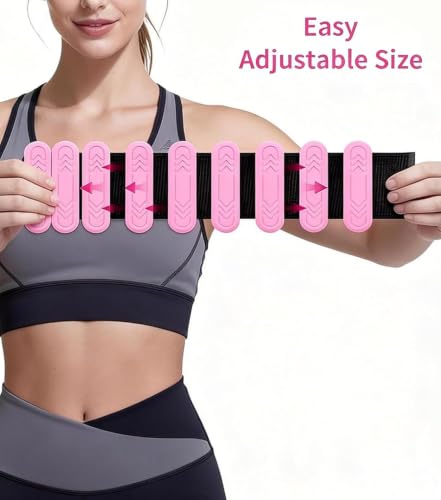 Wrist & Ankle Weights for Women Men, 1lb/2lb/4lb Set of 2 - Adjustable Wearable Weighted Bands, Waterproof Silicone Arm & Leg Weights for Pilates, Yoga, Walking, Dance, Home Workout & Gym - color: Pink, size: 2lb each weight (4lbs Pair)
