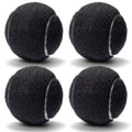 ANCKNE Walker Tennis Balls Precut Tennis Balls for Walkers 4PCS Walkers Legs Universal Precut Glide Balls, Heavy Duty Long Lasting Felt Pad Glide Coverings for Furniture Legs and Floor Protection - color: Black