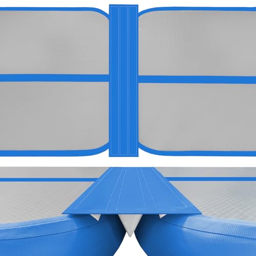 Sumery 3ft/6ft Air Mat Tumble Track Connector Tape for Inflatable Tumbling Gymnastic/Yoga/Camping White（NEW） (40) - color: Blue