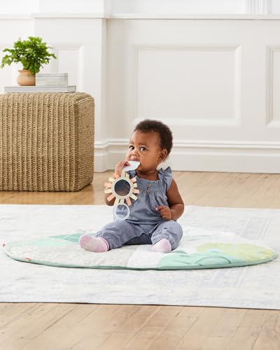 Skip Hop Tummy Time Mat, 3-in-1 Activity Baby Play Gym, Age 0-2y, Garden Oasis, Green Multi - color: Garden Oasis Play Gym