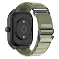 Alpine Loop Nylon Band - Compatible with Apple Watch Ultra 2/Ultra Bands 49mm 45mm 44mm for Men Women, Adjustable with Metal C Hook Strap for iWatch Ultra 2 iWatch Ultra Series 10 46mm SE/9/8/7/6/5 - color: Alpine/Olive Black