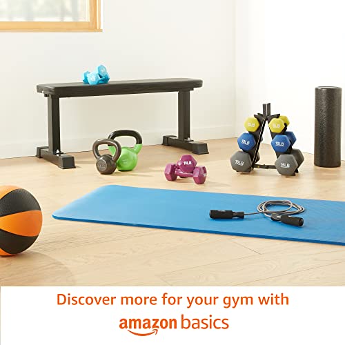 Amazon Basics Vinyl Coated Dumbbell Hand Weights - style: 15 Pounds, Pair