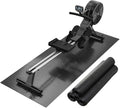 ZENY Large Exercise Equipment Mat 96"x38" - Heavy Duty Floor Protection for Treadmill, Bike & Elliptical, 6mm Thick Non-Slip Shock Absorbing Gym Mat (Black, 96''x38'', 4)