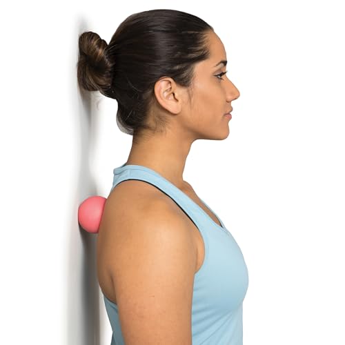 OPTP Super Pinky Ball – Moderately Firm Density Massage Ball, Pink, 2 1/2" - size: 2.5" Diameter