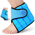 Comfpack Ankle Ice Pack Wrap, 2 Hours Long Lasting Cold Therapy for Swelling, Sprained Ankle, Achilles Tendonitis, Plantar Fasciitis Relief, Heel Pain, Reusable Ice Wrap for Surgery Recovery - style: Ankle Ice Pack Wrap