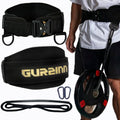 Weight Lifting Belt Gym Fitness with Quick Locking, Dip Belt with rope, Weighted Pull Up Belt for Gym Fitness Powerlifting Squat - color: Black, size: Medium