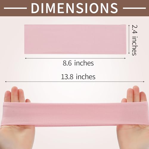 Panleding 12 Pack Sports Headbands for Women, Non-Slip Elastic Soft Hair Bands, Fashion Hair Warp for Workout, Yoga, Running, Fitness, Neutral Colors - color: Neutral Colors
