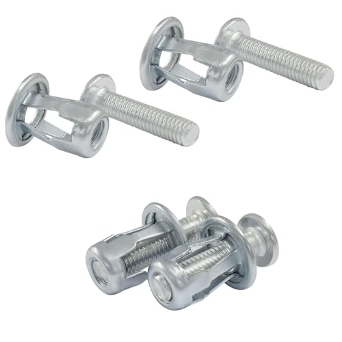 Hollow Wall Anchors, M6x25 (M6 x 1"), 20 Pack | Heavy Duty Cavity Fixing Anchors, Secure Fixings for Thin Walls, Aluminium Cladding Sheet, Steel Pipe/Iron Sheet - size: M6 x 1"
