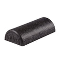 OPTP AXIS Firm Density Foam Roller – Half-Round, Black, 12" X 3" | High density firm foam roller for physical therapy, yoga, Pilates, fitness exercise & sports training, Heat-molded EPP foam - color: Black - 12" X 3" Half-round