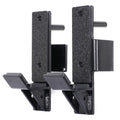 SYL Fitness J-Hooks for Squat/Power Rack - Available in 2"x2" and 3"x3", Heavy Duty J-Cups Barbell Holder with UHMW Pads - color: For 2"x2" Rack with 1/2" Hole