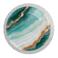 4 Pack White Cabinet Knobs, Marble Drawer Handles for Cabinets, Dresser, Cupboard, Bathroom, Bedroom, Kitchen Hardware Closet Door Knob - color: Marble