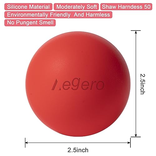 Massage Lacrosse Balls for Myofascial Release (2Pack,Yellowish Green) | Yoga Deep Tissue Massage,Trigger Point Therapy and Foot Plantar Fasciitis,Muscle Soreness Massager Ball - color: Yellowish Green