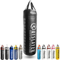 Outslayer 80 Pound Filled Punching Bag Boxing and MMA Made in USA - color: Black, style: Without Bottom D-Ring