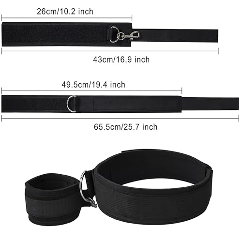 Bed Tie Downs Adult Bondaged with Wrist Ankle and Thigh Restraints Leg Spreader Bar Bonage Sex Resistance Bands with Ankle Strap Sex Playing Bed and Handcuffs Tools Sex Cuff Bracelet Set Sweater