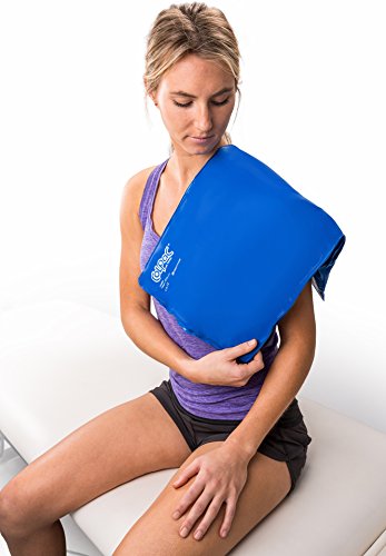 Chattanooga ColPac-Reusable Gel Ice Pack-Oversize Large Ice Pack-11 in x 21 in (28 cm x 53 cm)-Cold Therapy-Knee, Arm, Elbow, Shoulder, Back-Aches, Swelling, Bruises, Sprains, Inflammation (Pack of 5) - size: 11x21 Inch (Pack of 5)