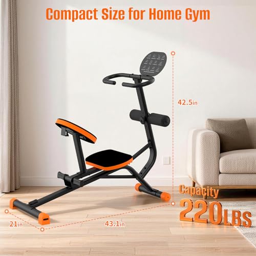 HXD-ERGO Stretching Machine for Full Body Flexibility, Quiet Back Stretcher for Home Gym, Lumbar Stretching, Rehab, Posture Correction, 220lbs Capacity