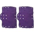 Purple Sweatband For Hard Hat Washable Velvet Terry cotton Hard Hat Liner NAEE snap on (6, PURPLE) - color: Purple