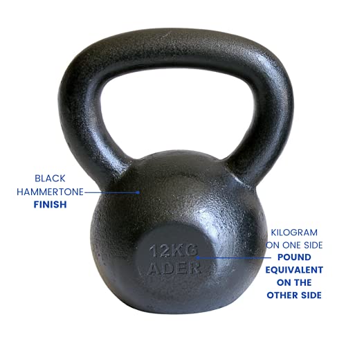 Ader Premier Kettlebell Set 12, 16 Kg (26lb 35lb) | FREE DVD