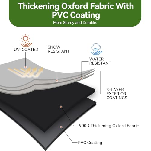 Waterproof Generator Covers for Outside (24"L x 18"W x 20"H), Heavy Duty 900D Polyester Fabric Portable Generator Covers Fits for iGen4500,Honda EU3000iS, Wen 3800,Predator 3500 4375 Generator, Black - size: 24"L x 18"W x 20"H
