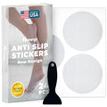 Anti-Slip Shower Stickers - Help Reduce Slipping in Bathtub & Shower, Clear Non-Slip Bath Strips, Strong Adhesive Bathtub Appliques Suitable for Homes with Kids, Adults & Seniors - 24 Pcs - Homergy - size: Round