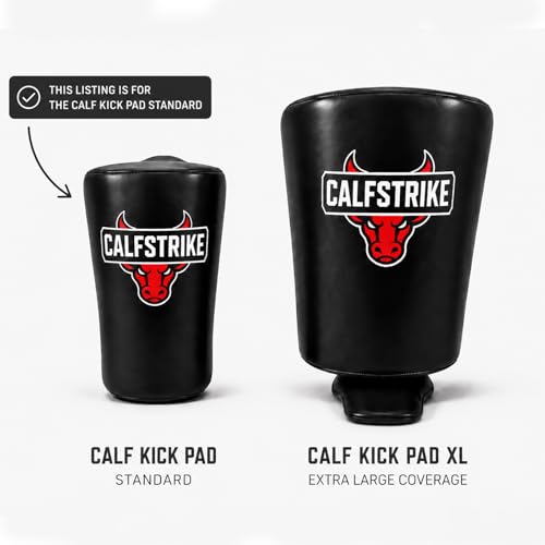 CalfStrike™ Calf Kick Pad – Standard Size - Training Pad for Controlled MMA, Muay Thai & Kickboxing Drills