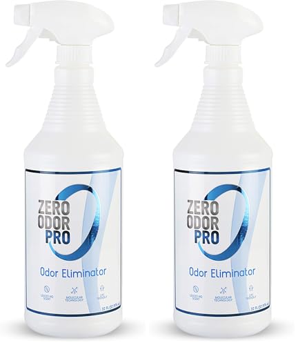 Zero Odor Pro - Commercial Strength Eliminator Odor Neutralizer, Room Deodorizer Odor Eliminator Musty Smell - Strongest Odor Eliminator Trigger Spray, (32-ounce) (Pack of 2) - size: 32 Fl Oz (Pack of 2)