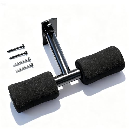 Wall Mounted Sit Up Bar Sit-ups Foot Holder, Sit Up Exercise bar, Nordic Hamstring Curl, Sit Up Assistant Device Abdominal Core Workout