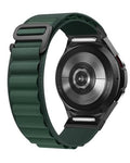 One Click Alpine Loop Bands Compatible with Samsung Galaxy Watch 7 Band/Galaxy Watch 6 4 5 FE Band 40mm 44mm/Watch 6 4 Classic 47mm 43mm 42mm 46mm/5 Pro 45mm, 20mm No Gap Nylon Sport Strap for Men - color: 13#Dark Green