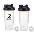 otylzto 2 Pack 28 oz Shaker Bottles for Protein Mixes, Protein Shaker Bottle with Stainless Steel Whisk Ball, Shaker Cup, Protein Bottle, Protein Shake Bottles