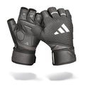 adidas Wrist Wrap Training & Weightlifting Gloves, Fingerless Workout Gloves - size: Small