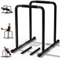 ZCMHAXJ Dip Bar with Dual Inner Connectors, Adjustable Height & Width Parallel Bars, 1100LBS Heavy Duty Calisthenics Bars, Stable Design Calisthenics Equipment Dip Bars for Home Strength Training