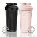 2 Pack 28oz Protein Shaker Bottles, Leakproof BPA Free Gym Mix Cups - color: Pink+Black PRO