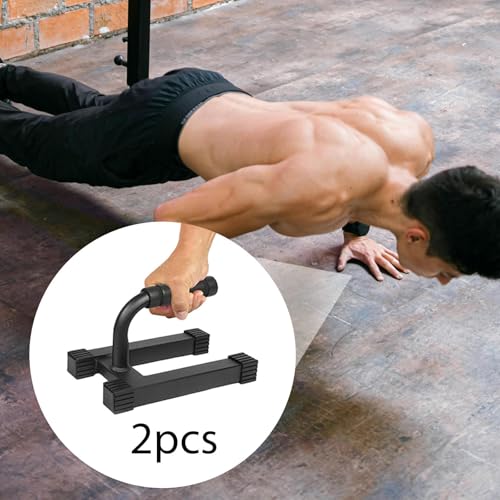 kowaku 2Pcs Workout Equipment Parallettes Gear Strength Training Planks Aerobics Floor Exercise Pushup Stands
