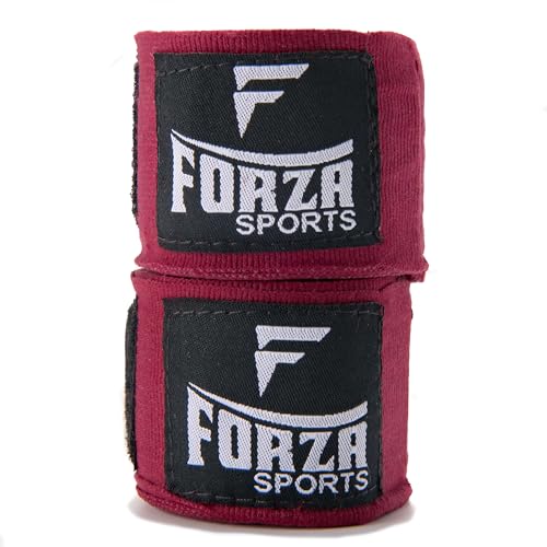Forza Sports 180" Mexican Style Boxing and MMA Handwraps - color: Blood Red