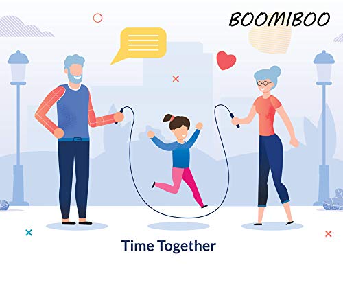 BOOMIBOO Jump Rope, Adjustable Jump Ropes,Skipping Rope Tangle-Free Rapid Speed with Ball Bearings for Women Men Kids,Exercise & Slim Body Jumprope at Home School Gym - color: Red