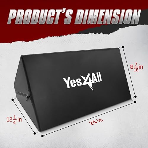 Yes4All Foam - Preacher Curl Pad, Simple Version of Preacher Curl Weight Bench for Arms, Biceps and Triceps, Space-Savin