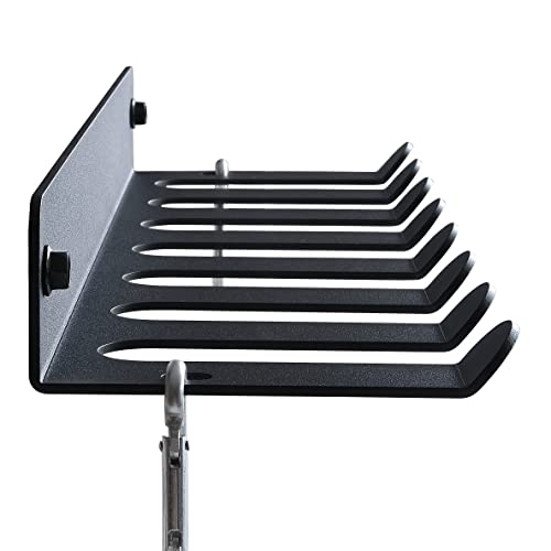 Gym Storage Rack Resistance Band Rack Wall Mount Barbell Rack Heavy Duty Home Gym Storage Rack for Gym Equipment, Exercise Bands, Lifting Belts and Jump Ropes, Gym Accessories - color: 8 prongs