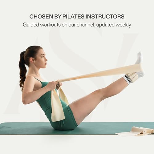 Signature Pilates Set - Complete Pilates Kit with Ring, Ball, Wrist and Ankle Weights & Resistance Bands for Home or Studio Workouts