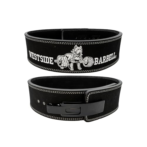 Westside Barbell 10mm Lever Suede Weightlifting Belt - Powerlifting, Weightlifting, Bodybuilding, Strongman, and more - size: X-Large